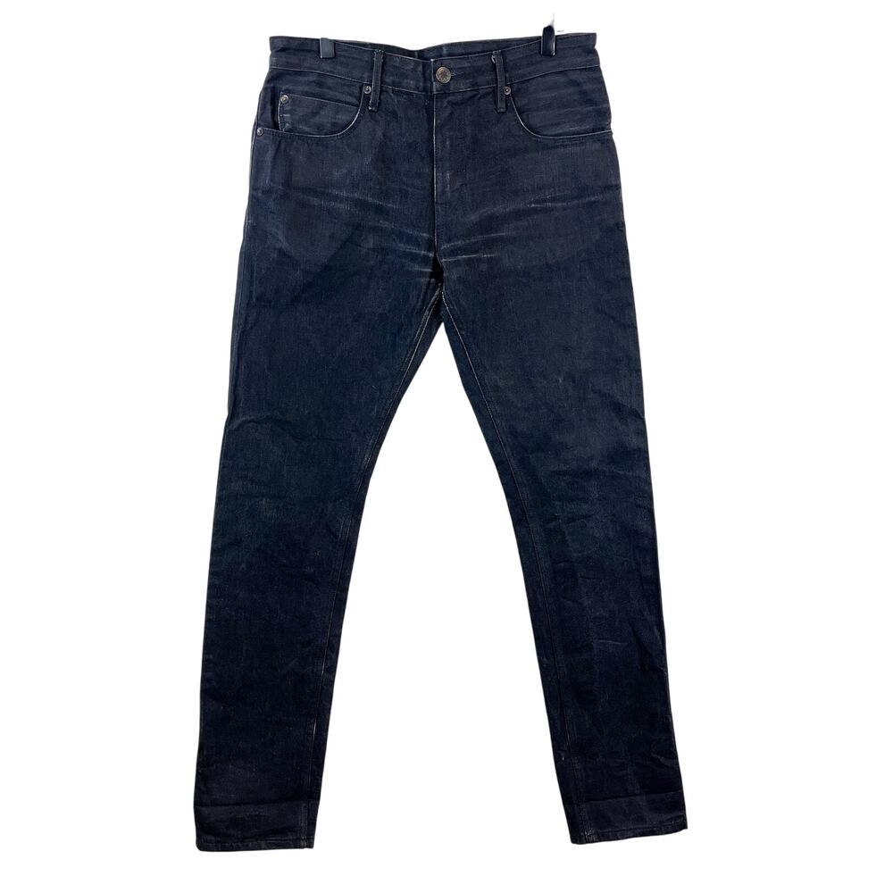 Freenote Cloth Mens Size 32 (32x32) The Avila Salvage Denim Black Slim Jeans